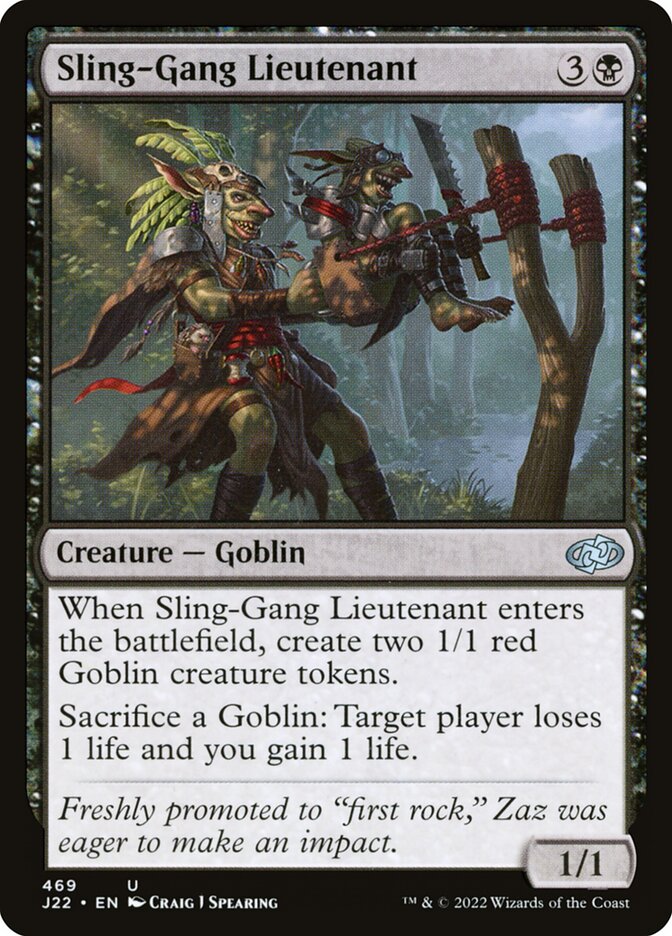 Tenente da Gangue Atiradeira / Sling-Gang Lieutenant - Magic: The Gathering - MoxLand