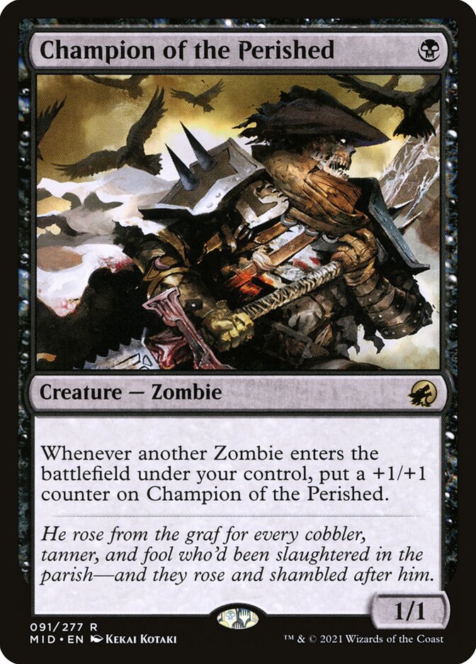 Campeão dos Perecidos / Champion of the Perished - Magic: The Gathering - MoxLand