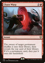 Distorção Caótica / Chaos Warp - Magic: The Gathering - MoxLand