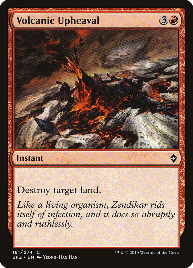 Sublevação Vulcânica / Volcanic Upheaval - Magic: The Gathering - MoxLand