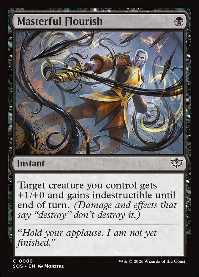 Masterful Flourish - Magic: The Gathering - MoxLand