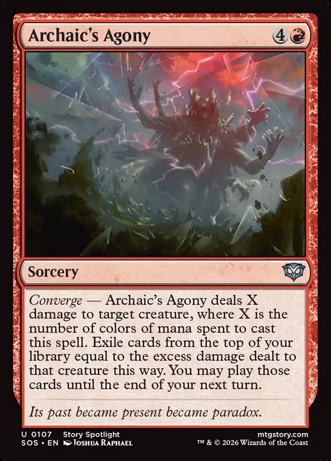 Archaic's Agony - Magic: The Gathering - MoxLand