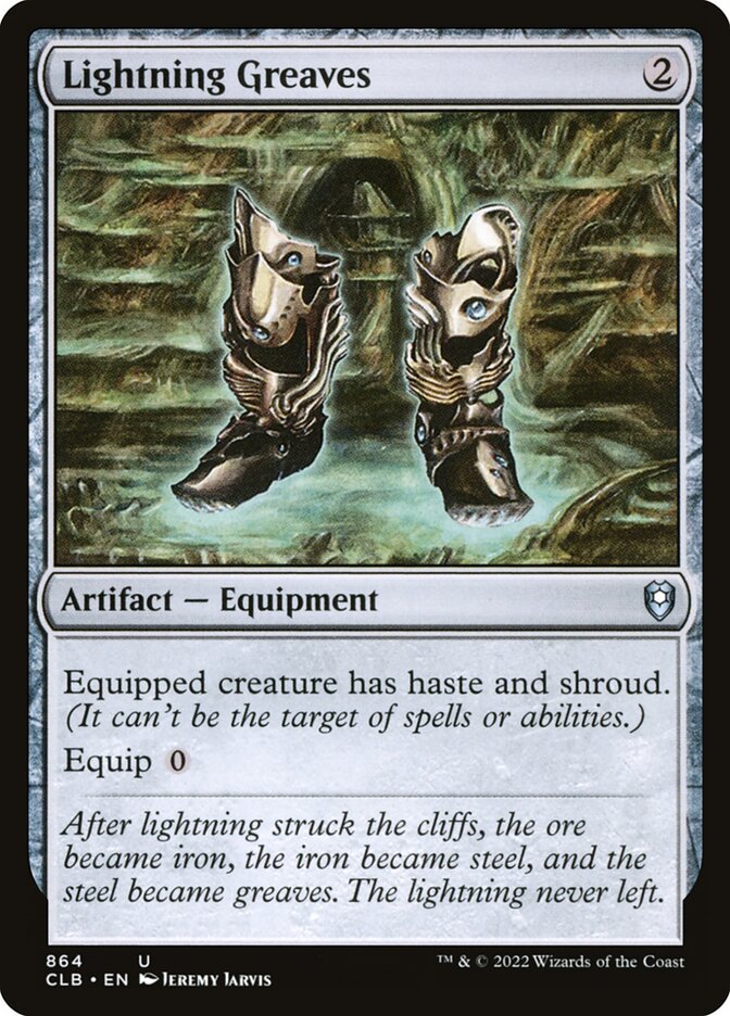 Grevas Faiscantes / Lightning Greaves - Magic: The Gathering - MoxLand