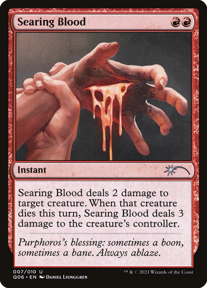 Sangue Abrasador / Searing Blood - Magic: The Gathering - MoxLand