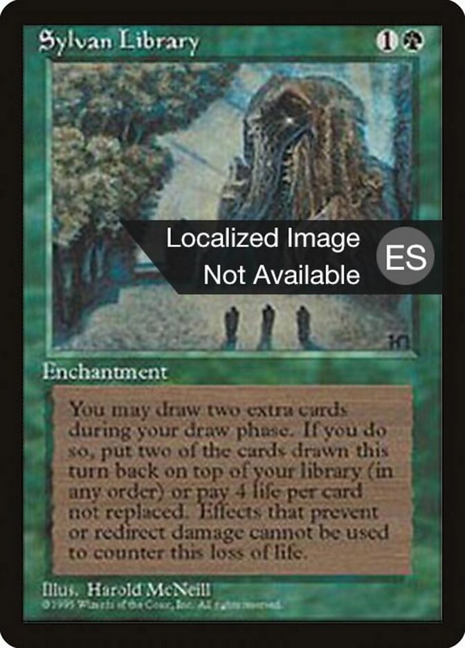 Grimório Silvestre / Sylvan Library - Magic: The Gathering - MoxLand