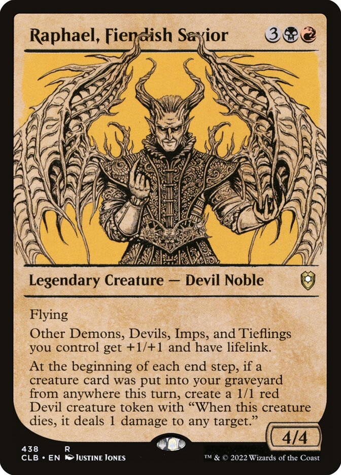 Raphael, Salvador Demoníaco / Raphael, Fiendish Savior - Magic: The Gathering - MoxLand