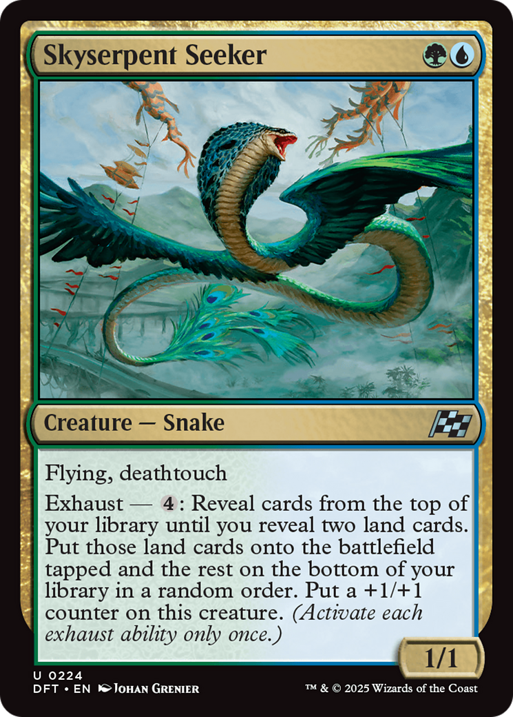 Aerosserpente Buscadora / Skyserpent Seeker - Magic: The Gathering - MoxLand