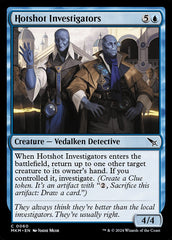 Investigadores Figurões / Hotshot Investigators - Magic: The Gathering - MoxLand