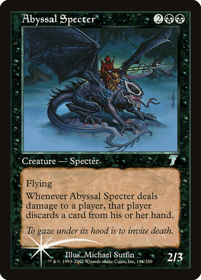 Espectro Abissal / Abyssal Specter - Magic: The Gathering - MoxLand