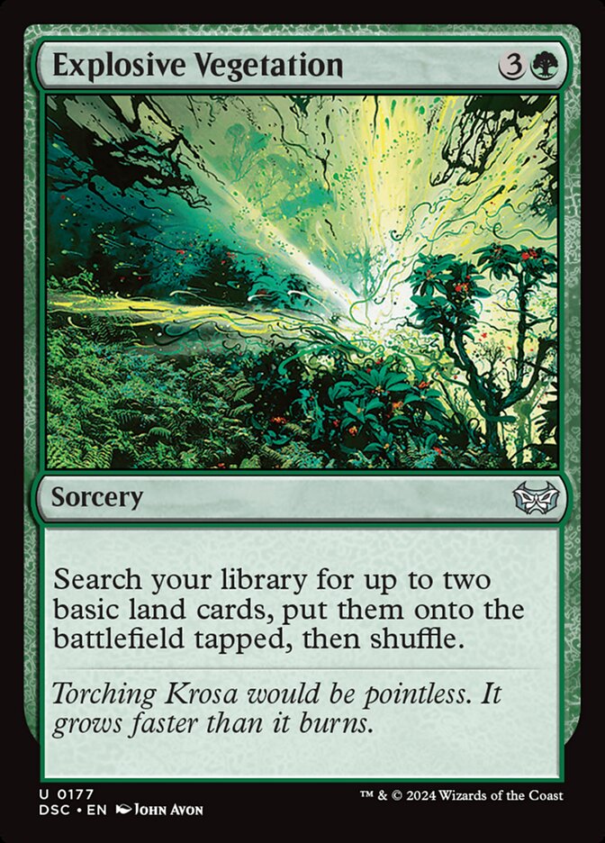 Vegetação Explosiva / Explosive Vegetation - Magic: The Gathering - MoxLand