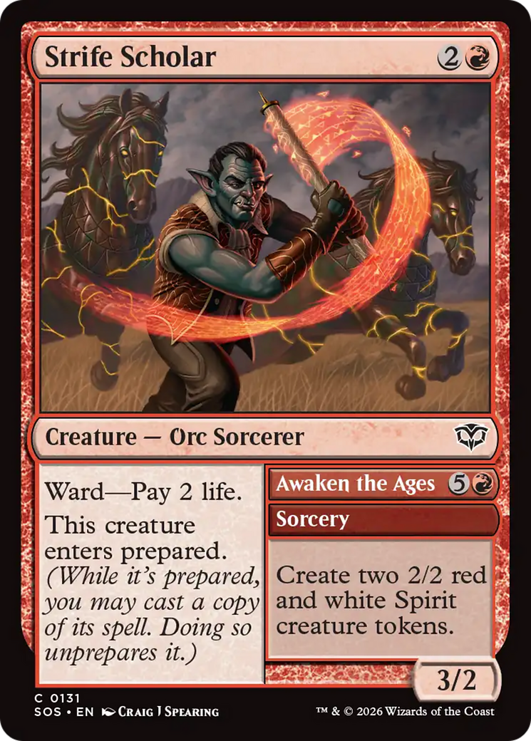 Strife Scholar - Magic: The Gathering - MoxLand
