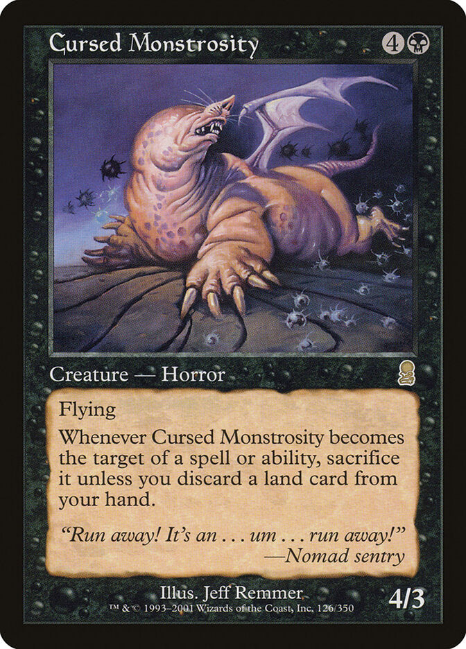 Monstruosidade Amaldiçoada / Cursed Monstrosity - Magic: The Gathering - MoxLand