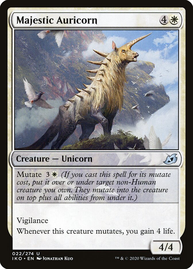 Auricórnio Majestoso / Majestic Auricorn - Magic: The Gathering - MoxLand