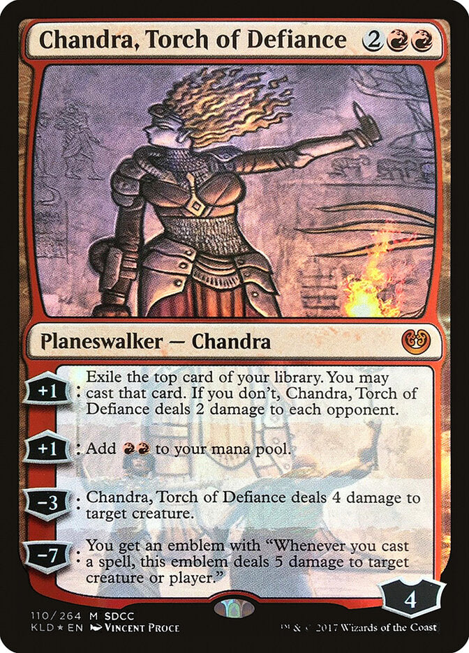 Chandra, Chama da Rebeldia / Chandra, Torch of Defiance - Magic: The Gathering - MoxLand