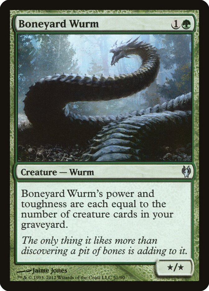 Vorme do Ossário / Boneyard Wurm - Magic: The Gathering - MoxLand
