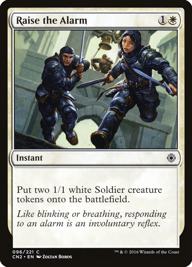 Soar o Alarme / Raise the Alarm - Magic: The Gathering - MoxLand