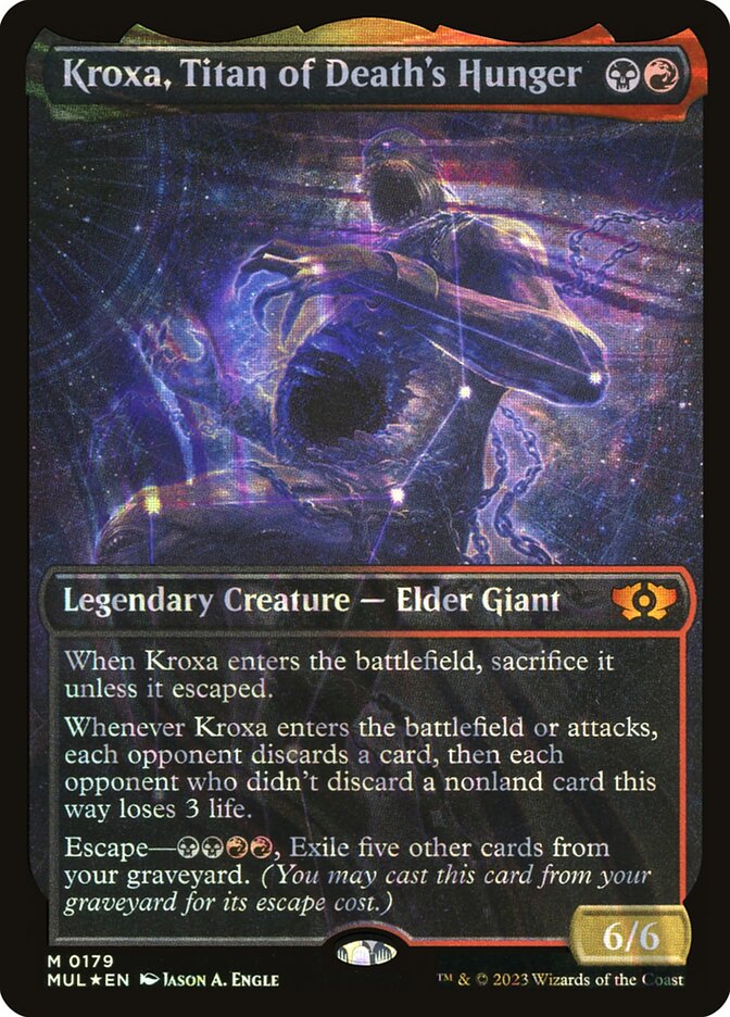 Croxa, Titã da Fome da Morte / Kroxa, Titan of Death's Hunger - Magic: The Gathering - MoxLand