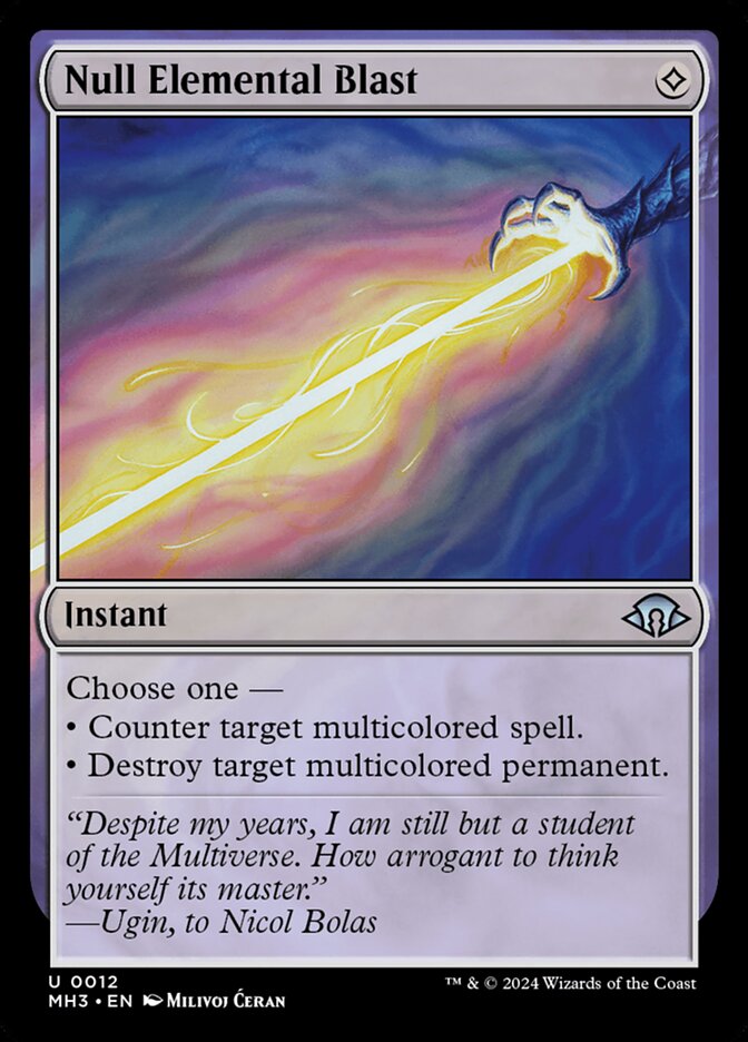 Explosão Elemental Nula / Null Elemental Blast - Magic: The Gathering - MoxLand