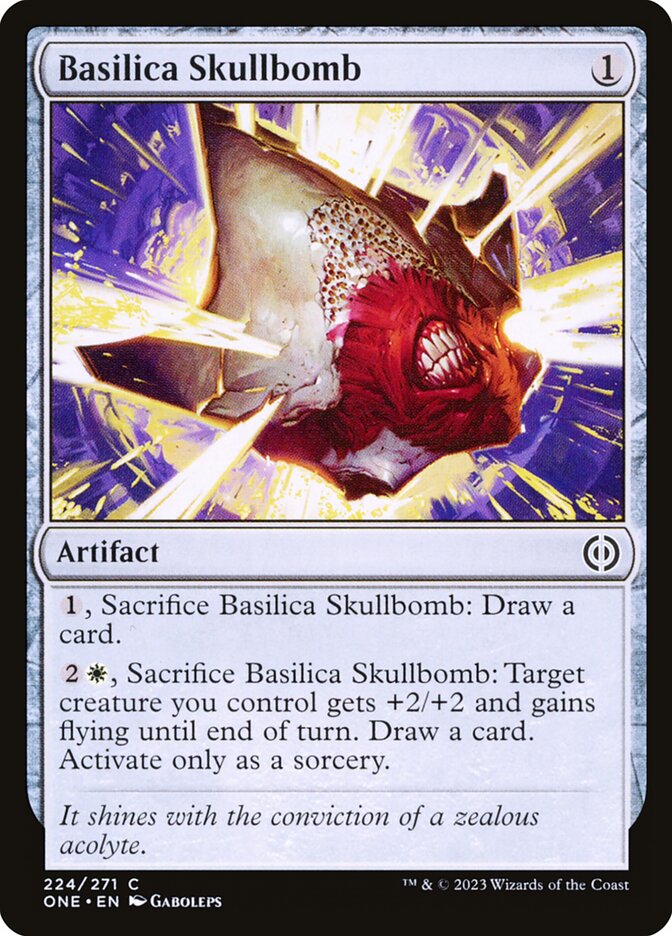 Bombacrânio da Basílica / Basilica Skullbomb - Magic: The Gathering - MoxLand