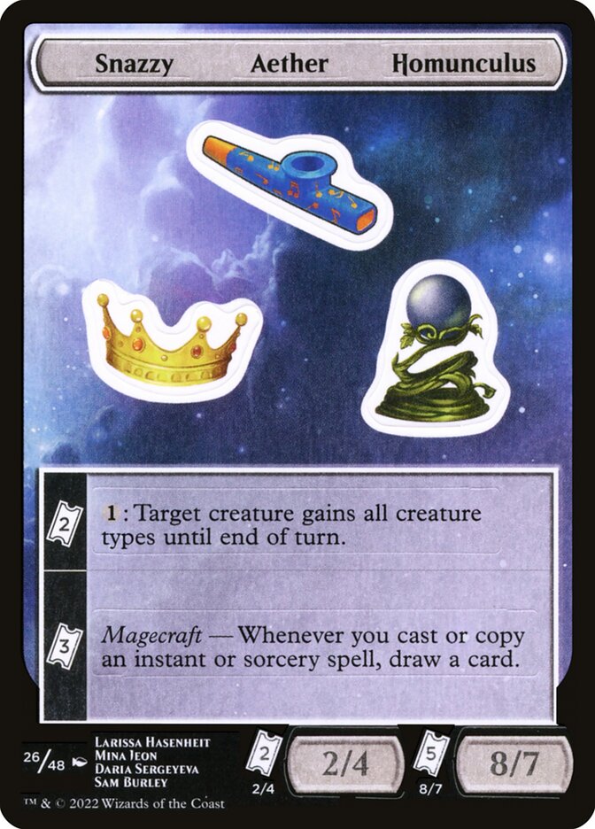Snazzy Aether Homunculus - Magic: The Gathering - MoxLand