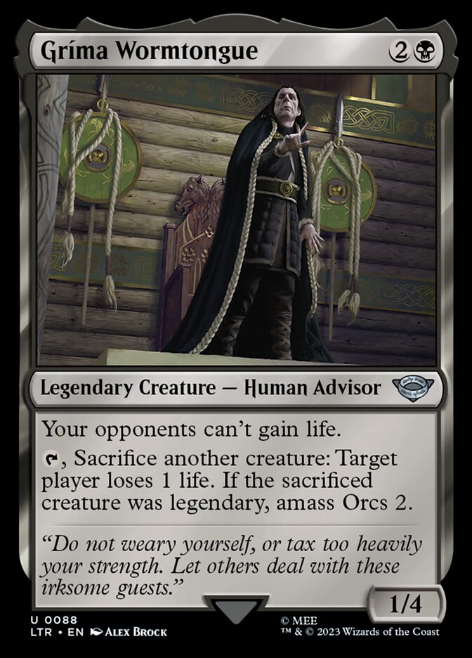Gríma Língua de Cobra / Gríma Wormtongue - Magic: The Gathering - MoxLand