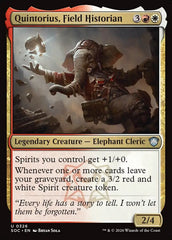 Quintorius, Historiador de Campo / Quintorius, Field Historian - Magic: The Gathering - MoxLand