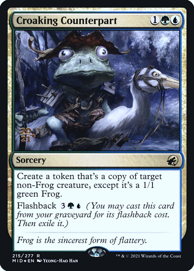 Contraparte Coaxante / Croaking Counterpart - Magic: The Gathering - MoxLand