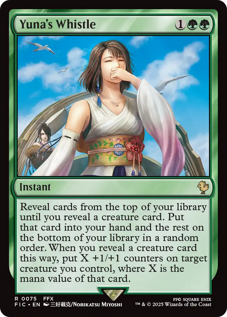 Yuna's Whistle - Magic: The Gathering - MoxLand