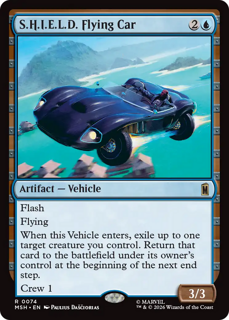 S.H.I.E.L.D. Flying Car - Magic: The Gathering - MoxLand