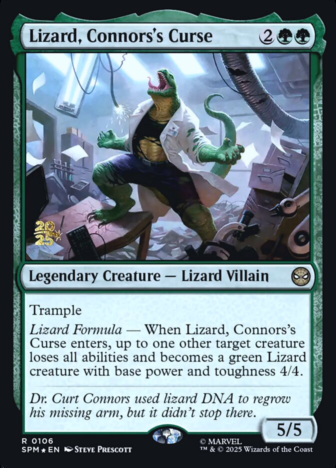 Lizard, Connors's Curse - Magic: The Gathering - MoxLand