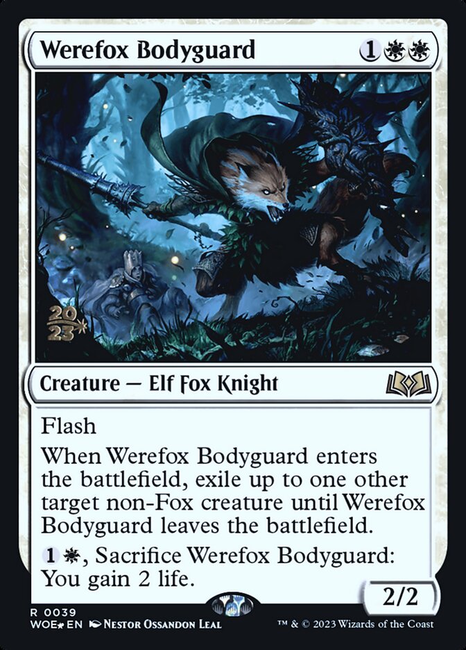 Guarda-costas Mulher-raposa / Werefox Bodyguard - Magic: The Gathering - MoxLand