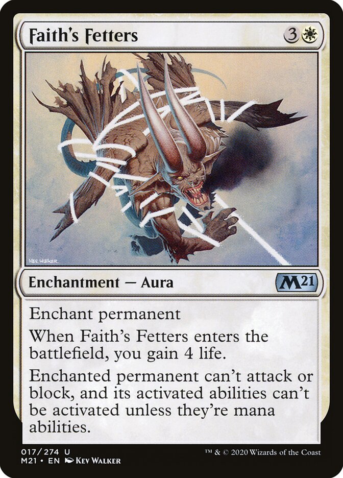 Correntes da Fé / Faith's Fetters - Magic: The Gathering - MoxLand