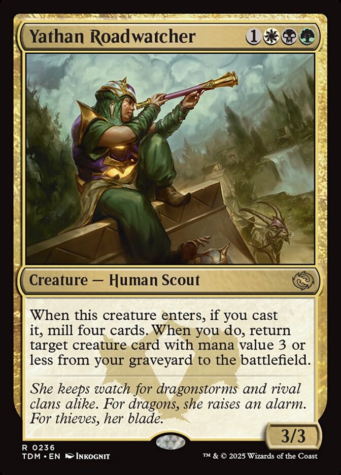 Vigia das Estradas Yathan / Yathan Roadwatcher - Magic: The Gathering - MoxLand
