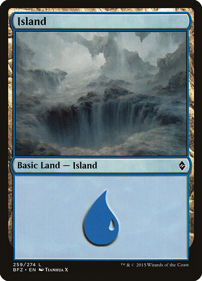 Ilha / Island - Magic: The Gathering - MoxLand