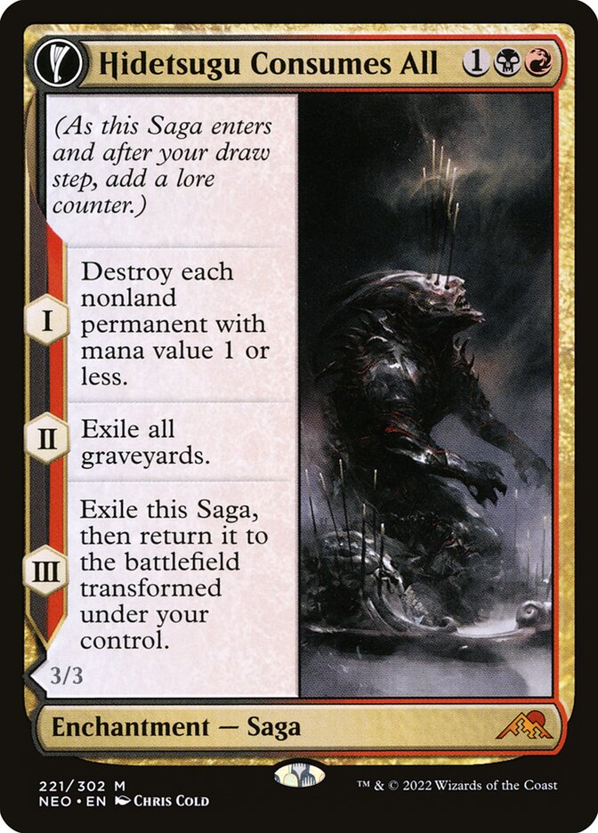 Hidetsugu, o Grande Devorador / Hidetsugu Consumes All - Magic: The Gathering - MoxLand