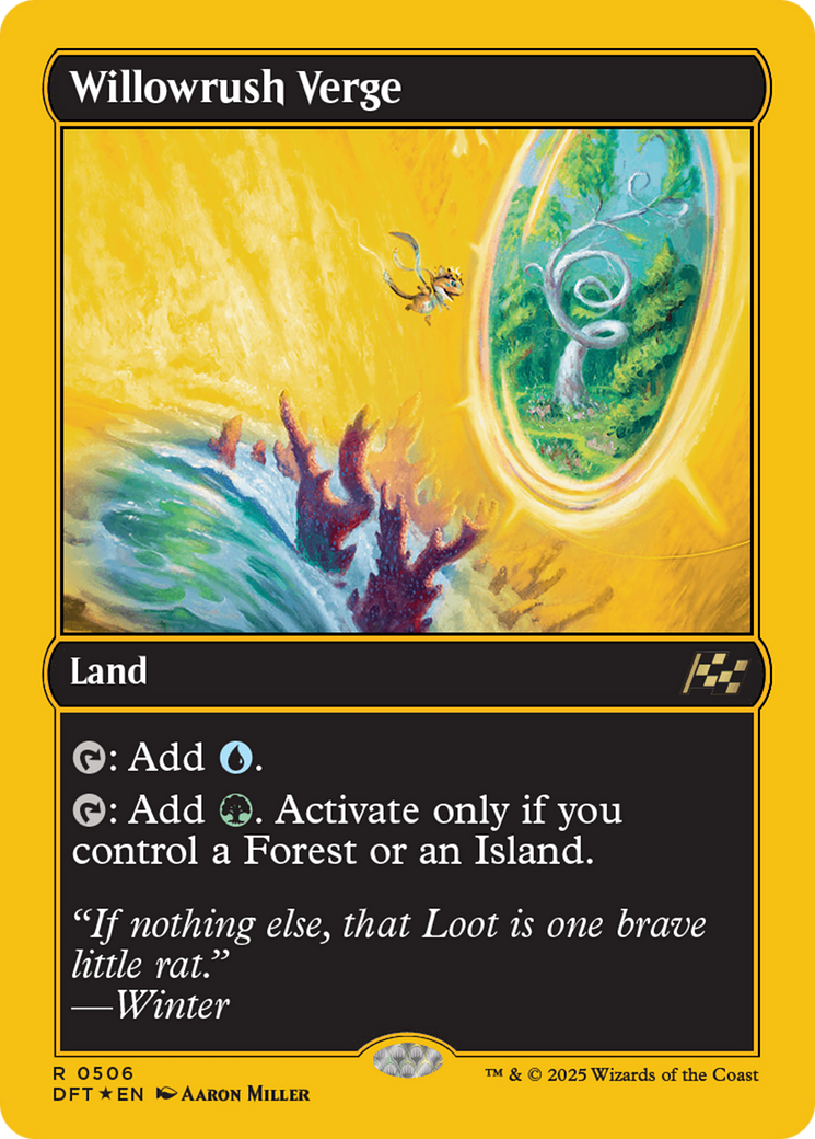 Limiar de Silvotorrente / Willowrush Verge - Magic: The Gathering - MoxLand