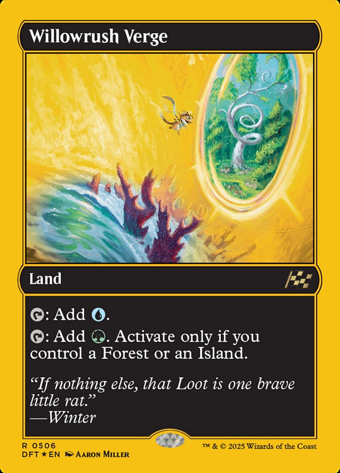 Limiar de Silvotorrente / Willowrush Verge - Magic: The Gathering - MoxLand