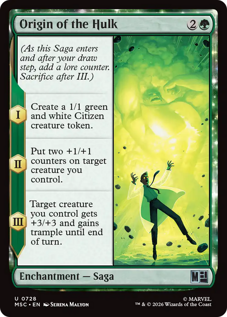 Origin of the Hulk - Magic: The Gathering - MoxLand