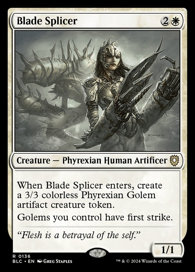 Implantador de Lâminas / Blade Splicer - Magic: The Gathering - MoxLand