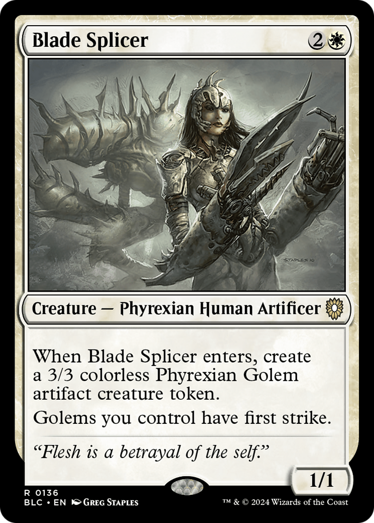 Implantador de Lâminas / Blade Splicer - Magic: The Gathering - MoxLand