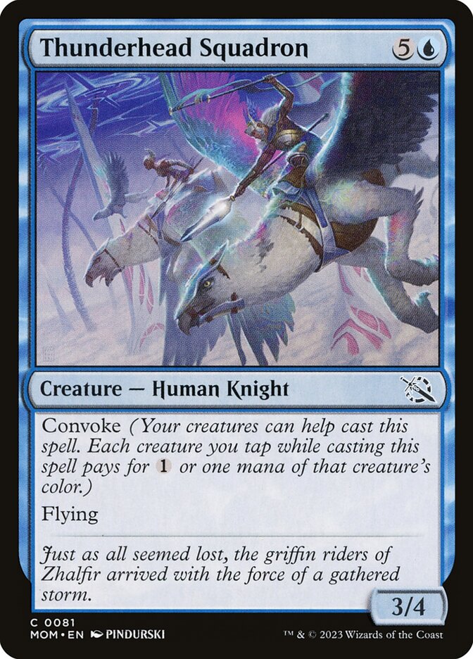 Esquadrão Cúmulo Nimbo / Thunderhead Squadron - Magic: The Gathering - MoxLand
