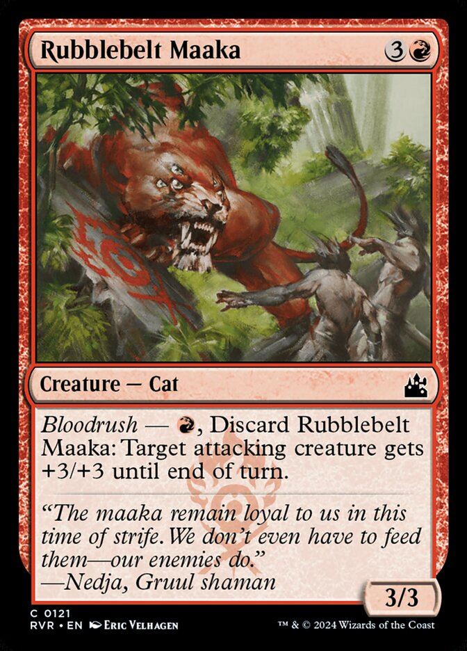 Maaka da Faixa de Escombros / Rubblebelt Maaka - Magic: The Gathering - MoxLand