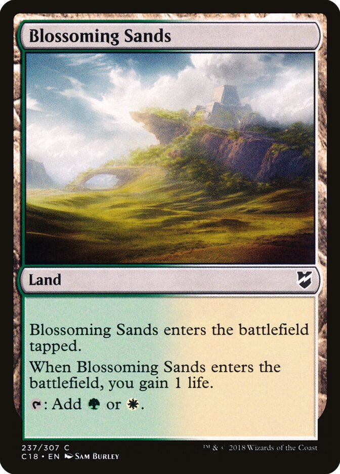 Areias Verdejantes / Blossoming Sands - Magic: The Gathering - MoxLand
