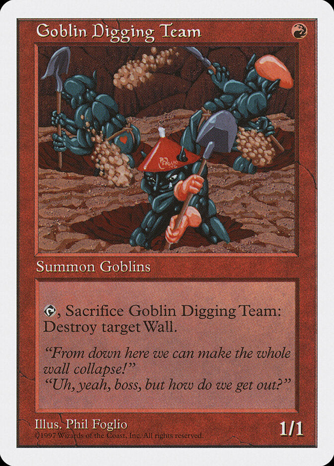 Grupo de Goblins Escavadores / Goblin Digging Team - Magic: The Gathering - MoxLand