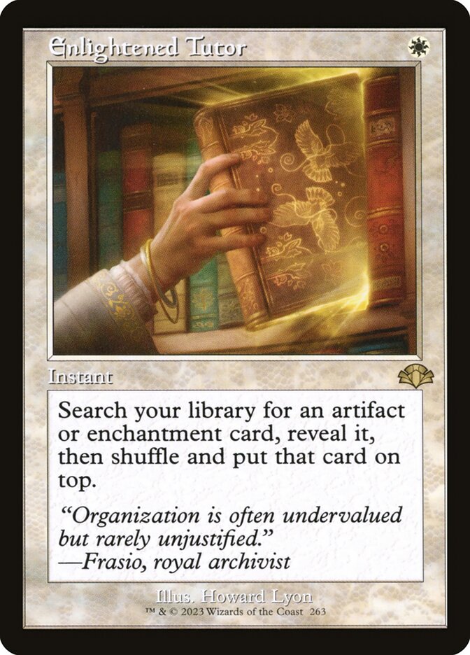 Tutor Esclarecido / Enlightened Tutor - Magic: The Gathering - MoxLand