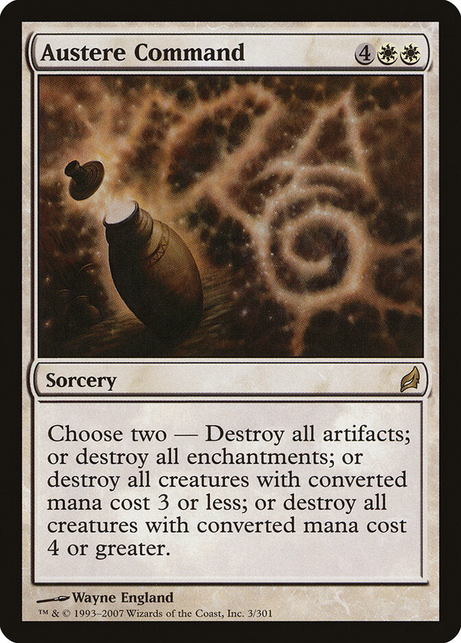 Comando Austero / Austere Command - Magic: The Gathering - MoxLand