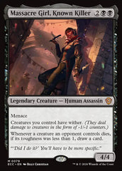 Garota-massacre, Assassina Renomada / Massacre Girl, Known Killer - Magic: The Gathering - MoxLand