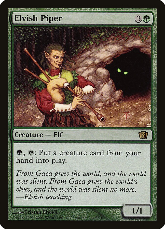 Elfo Flautista / Elvish Piper - Magic: The Gathering - MoxLand