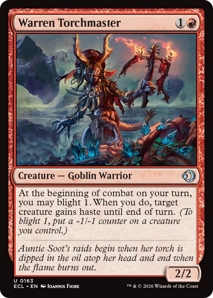 Mestra Tocheira do Viveiro / Warren Torchmaster - Magic: The Gathering - MoxLand