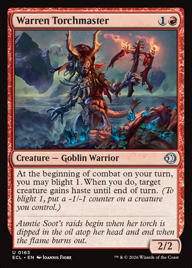 Mestra Tocheira do Viveiro / Warren Torchmaster - Magic: The Gathering - MoxLand